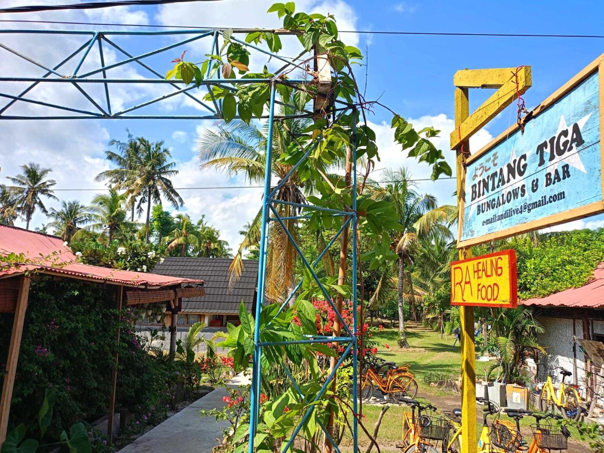 Bintang Tiga Bungalows Gili Air Buitenkant foto