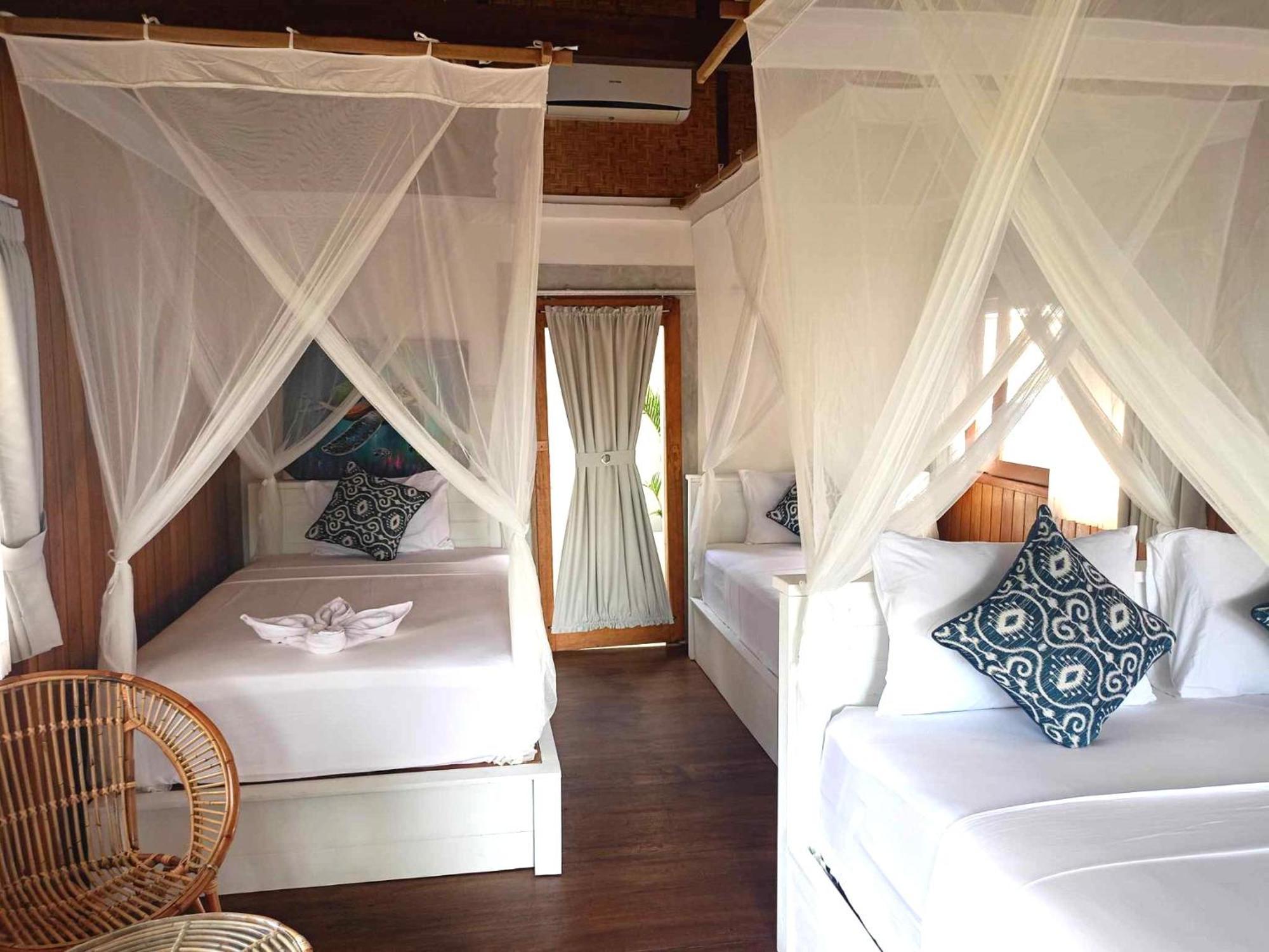 Bintang Tiga Bungalows Gili Air Buitenkant foto