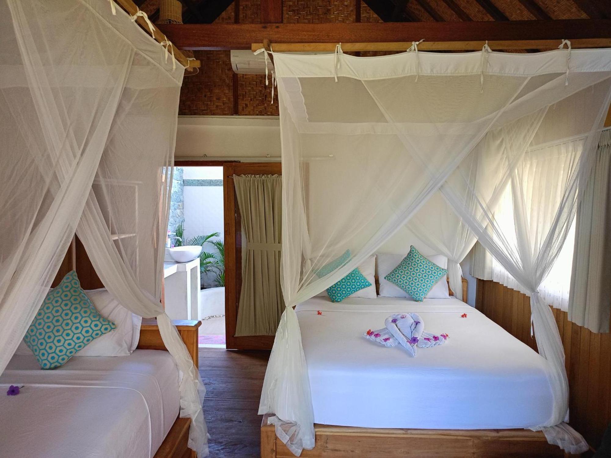 Bintang Tiga Bungalows Gili Air Buitenkant foto